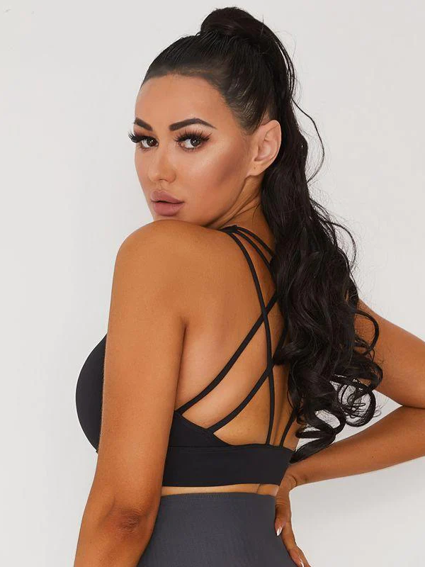 Hollow Mesh Shock-proof Gathered Corset Short Tracksuit.