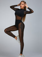 Sexy Mesh Jumpsuit.