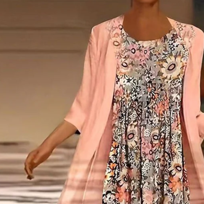 Essie™ - Floral Boho Dress.