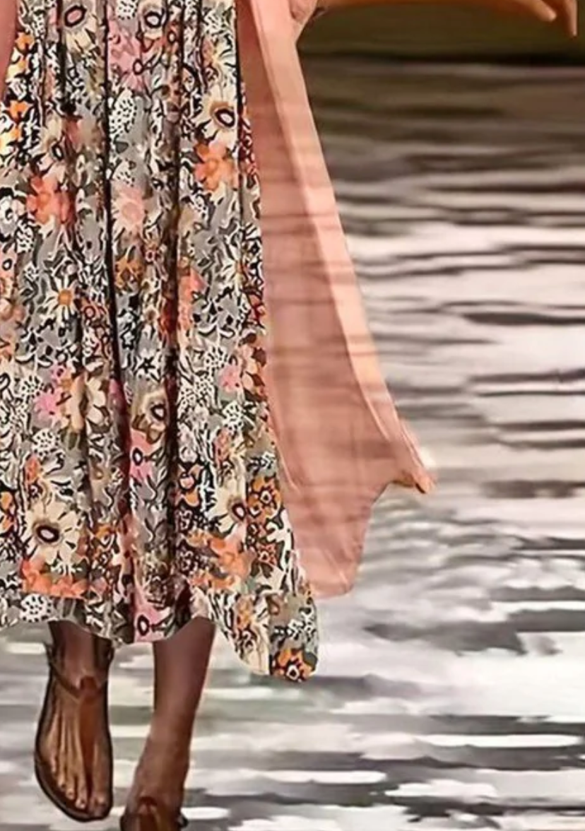 Essie™ - Floral Boho Dress.