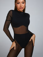 Sexy Mesh Jumpsuit.
