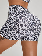 Leopard Print Cross Back Tracksuit.