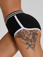 Tight Letter Print  Scrunch Bum Short Tracksuit.
