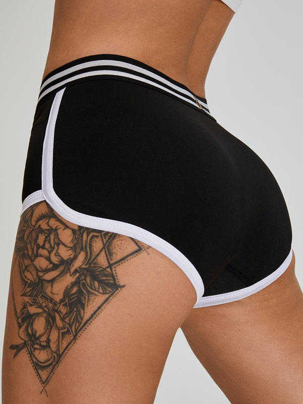 Tight Letter Print  Scrunch Bum Short Tracksuit.