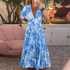 FLORIANA™ - Vibrant Floral Dress.