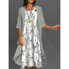 Viane™ - Elegant Printed Dress.