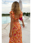 Ariella | Floral Ruffle Dress