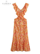 Ariella | Floral Ruffle Dress