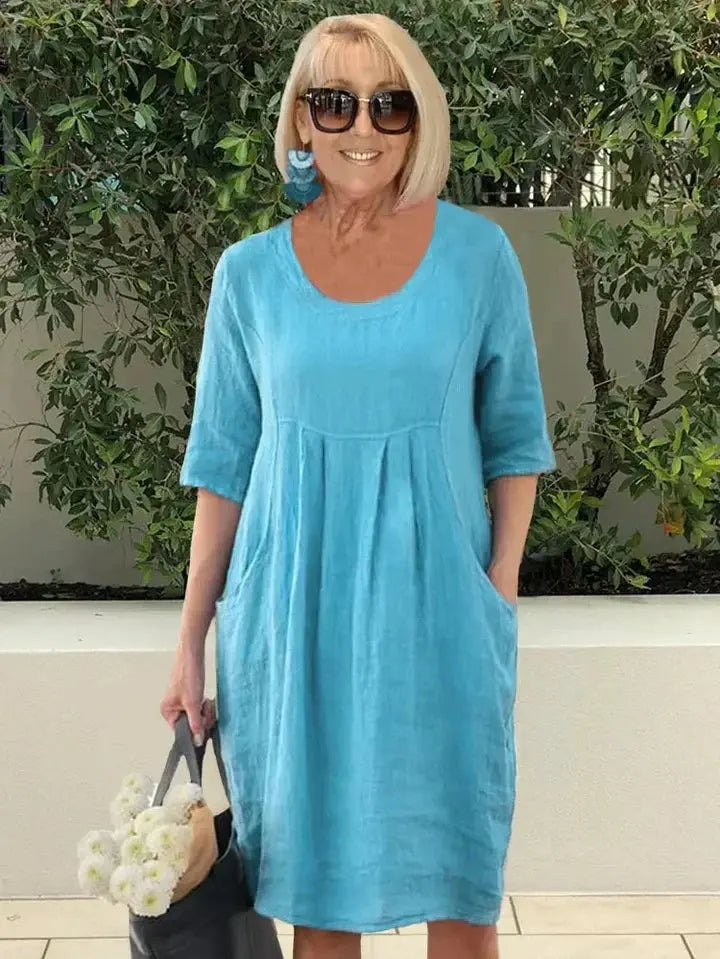 Bridget - Loose Dress with Pockets - Lumina Vancouver