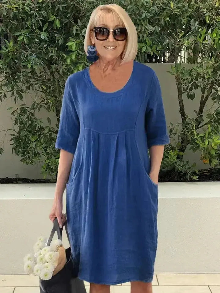 Bridget - Loose Dress with Pockets - Lumina Vancouver