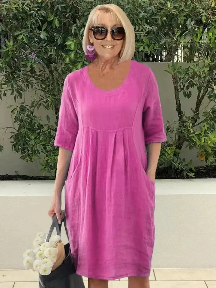 Bridget - Loose Dress with Pockets - Lumina Vancouver