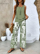 Camille - Twill Stripe Vest And Pants Set - Lumina Vancouver