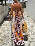 Charlie - Printed Sleeveless Maxi Dress - Lumina Vancouver