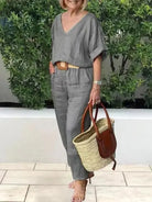 Claire - Luxe Relaxed Two-piece Outfit - Lumina Vancouver