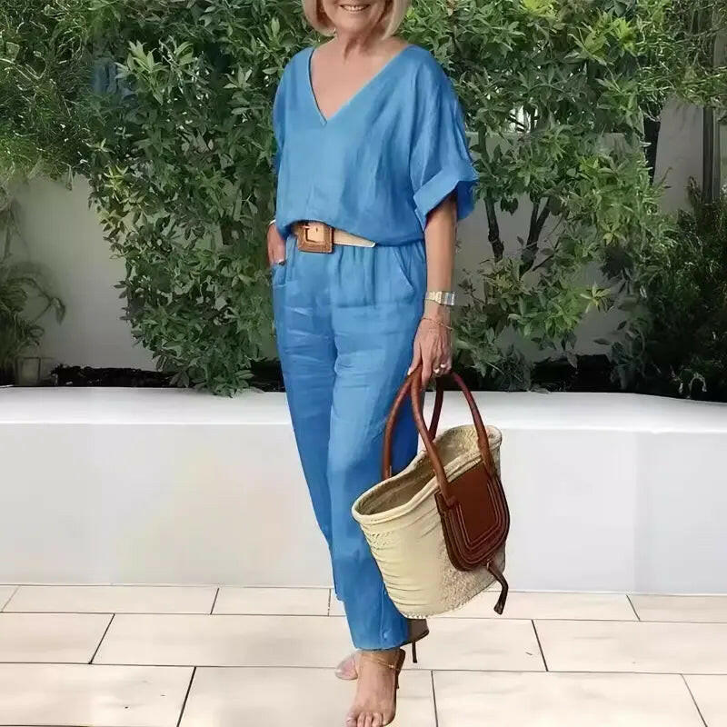 Claire - Luxe Relaxed Two-piece Outfit - Lumina Vancouver
