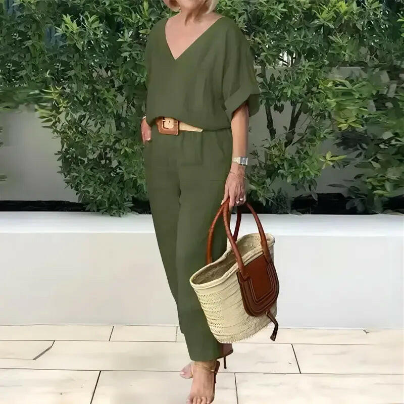 Claire - Luxe Relaxed Two-piece Outfit - Lumina Vancouver