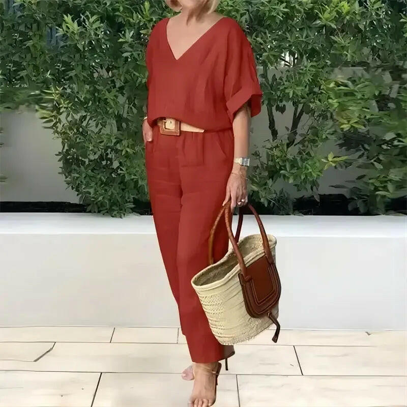 Claire - Luxe Relaxed Two-piece Outfit - Lumina Vancouver