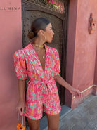 Clarissa - Trendy V-Neck Jumpsuit - Lumina Vancouver