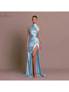 Cleo | Sleek Slit Gown