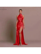 Cleo | Sleek Slit Gown