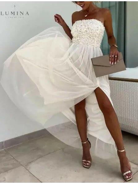 Dorothy - One-Shoulder Flowy Maxi Dress