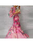 Emily - Elegant Floral Dress