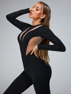 Fashion “Flame” Mesh Jumpsuit