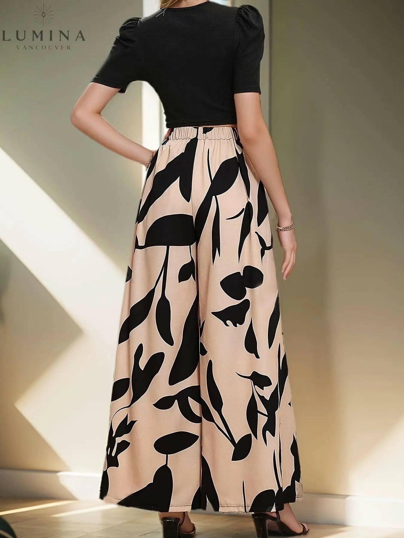 Isabella - Two-Piece Pantsuit Set - Lumina Vancouver