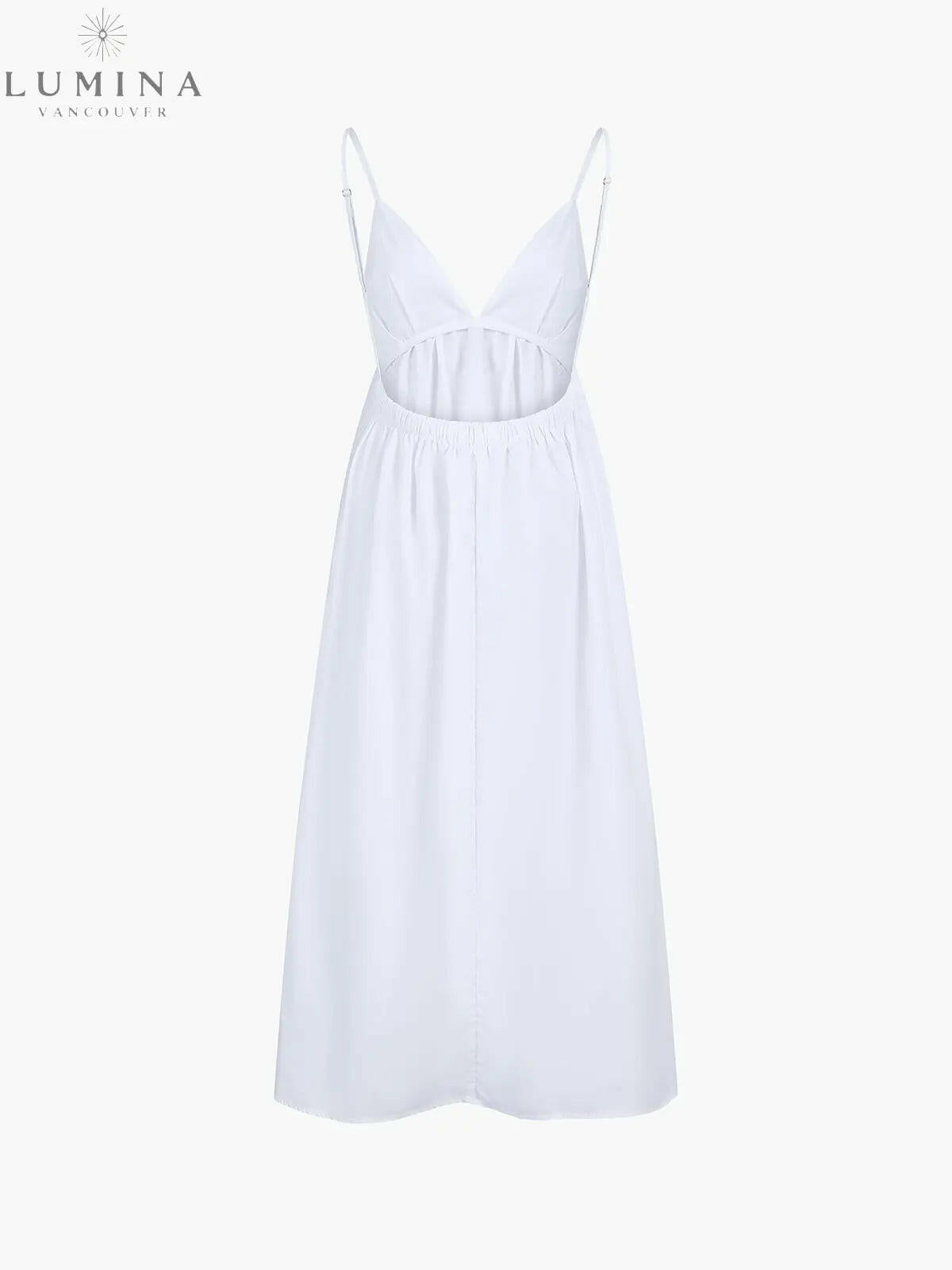 Jolina - Casual Backless Maxi Dress - Lumina Vancouver