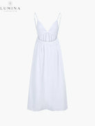 Jolina - Casual Backless Maxi Dress - Lumina Vancouver