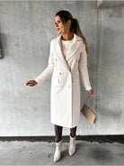 Kate™ | Woolen Coat Long Fit Women