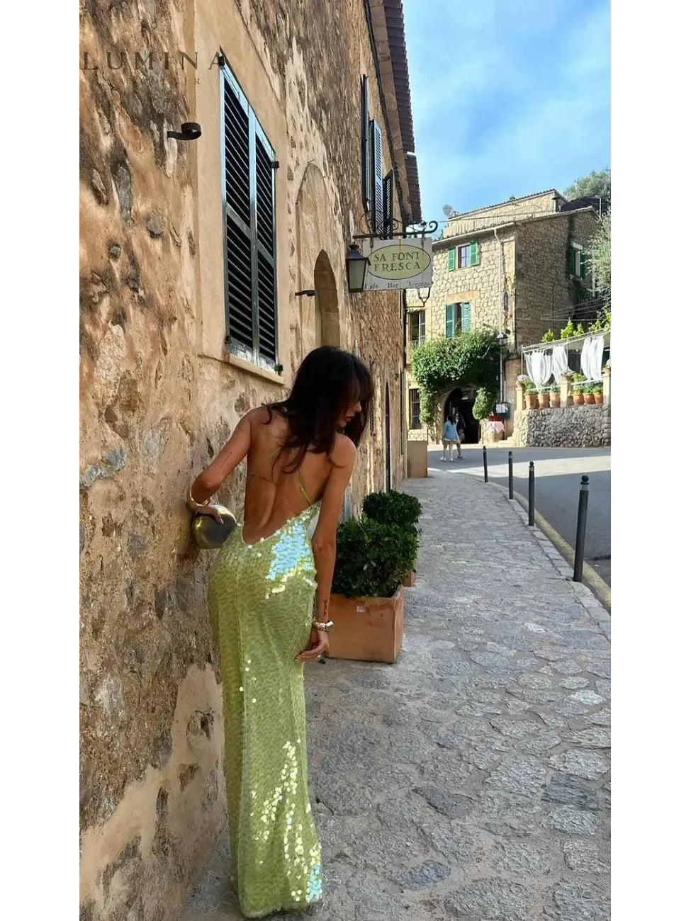 Kendal - Sequins Maxi Dress