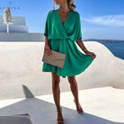 Kiana - Chic Flowy Mini Dress - Lumina Vancouver