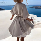 Kiana - Chic Flowy Mini Dress - Lumina Vancouver
