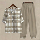 Liv - Elegant and Comfortable Shirt and Pants Set - Lumina Vancouver