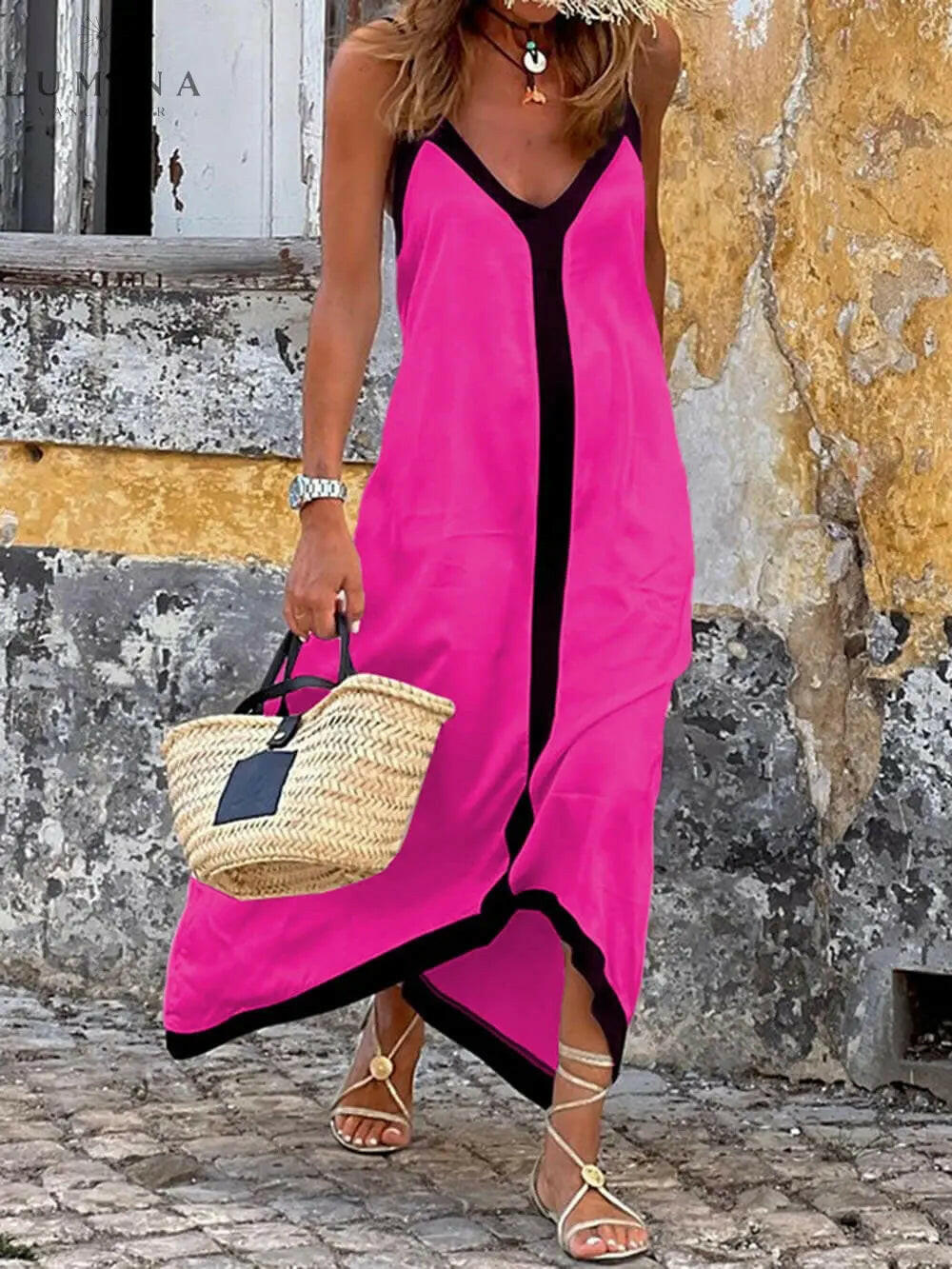 Maxine - Soft Sleeveless Maxi Dress - Lumina Vancouver