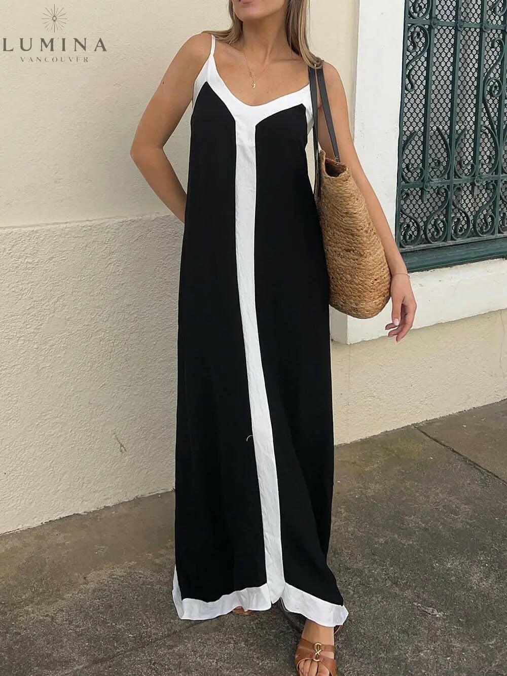 Maxine - Soft Sleeveless Maxi Dress - Lumina Vancouver