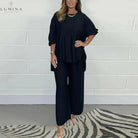 Maya - Elegant Two-piece Set in Cotton - Lumina Vancouver