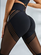 Mesh Cross Back Sports Bras