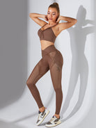 Mesh Cross Back Sports Bras