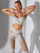 Mesh Cross Back Sports Bras