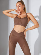 Mesh Cross Back Sports Bras