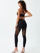 Mesh Quick Dry Elastic Tight Leggings