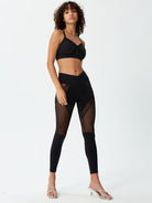 Mesh Quick Dry Elastic Tight Leggings
