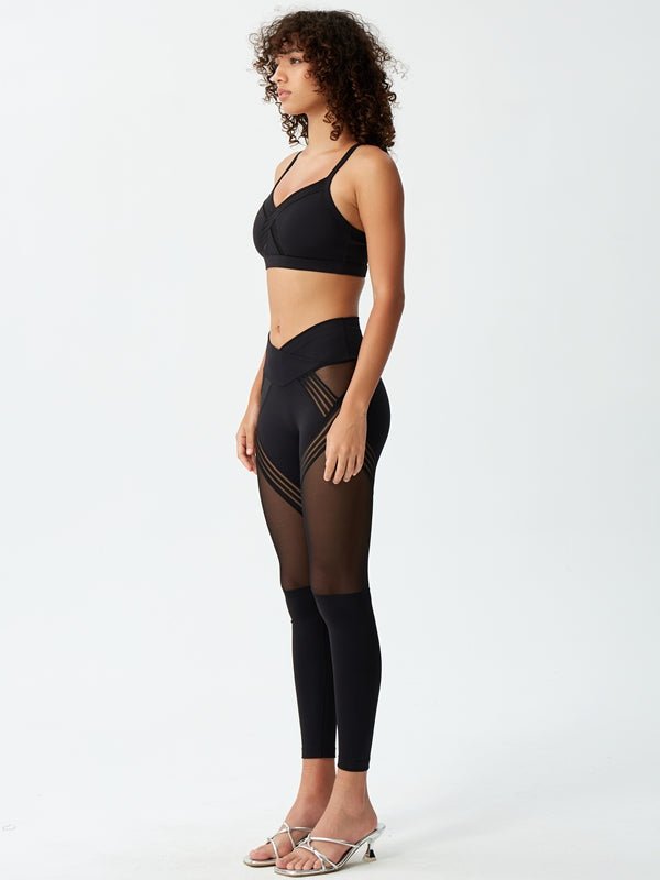 Mesh Quick Dry Elastic Tight Leggings