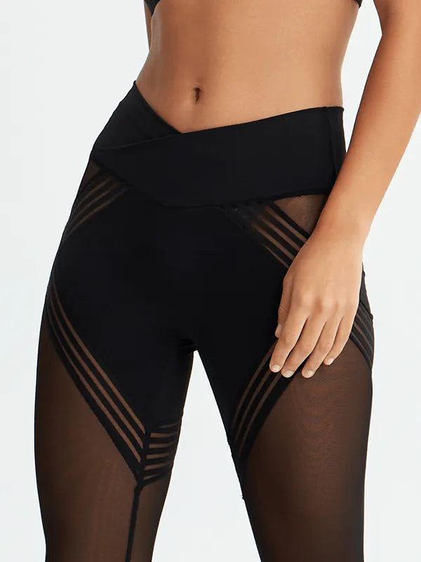 Mesh Quick Dry Elastic Tight Leggings