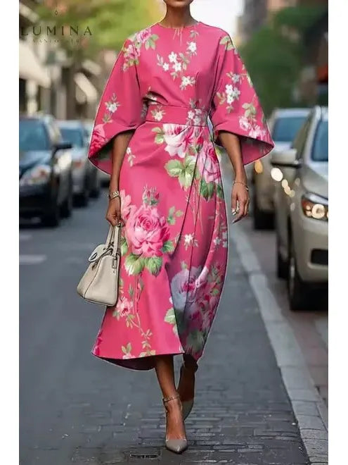 Michelle | Elegant Floral Dress