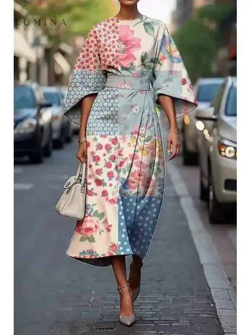 Michelle | Elegant Floral Dress
