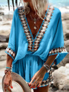 Miriam - Loose Beach Long Sleeve Romper - Lumina Vancouver