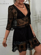 Molly - Loose V-Neck Mini Dress